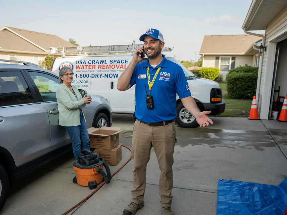 Crawl Space Water Removal Potts Camp, MS FAQs